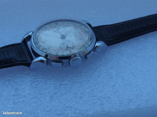 Chronomètre Vintage Noir Avec Cordon Réglable - Pour Running Et Jogging - Occasion