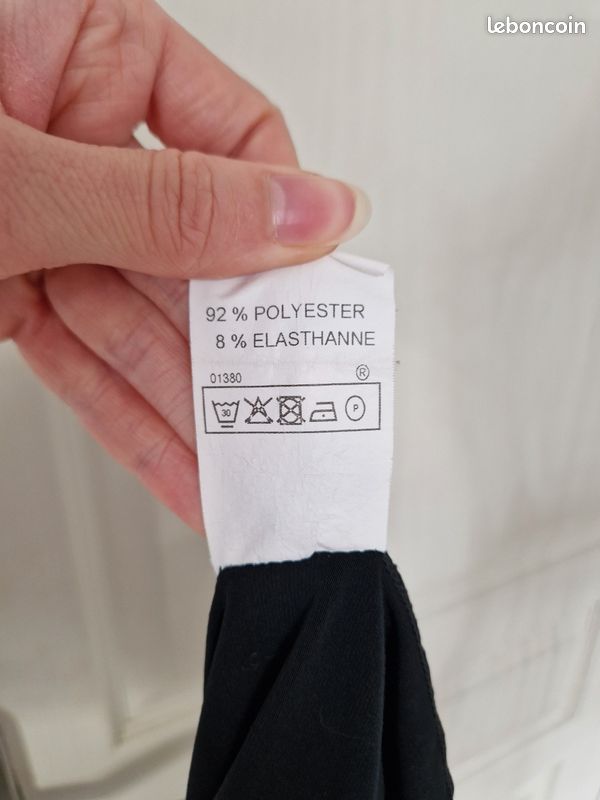 Robe Noire Patrice Breal Modèle Robacaro - Taille 38 - Polyester - Neuf Avec étiquettes (Prix D'origine 55€)