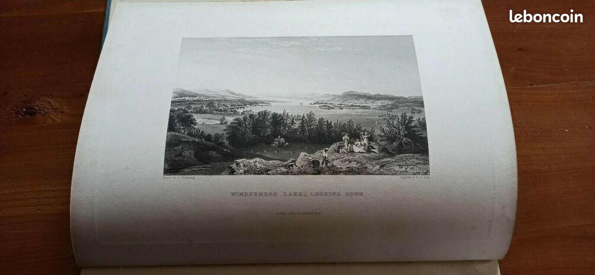 Itinéraire pittoresque au Nord de l'Angleterre / RARE / 1834 Livre Ancien (image 8)