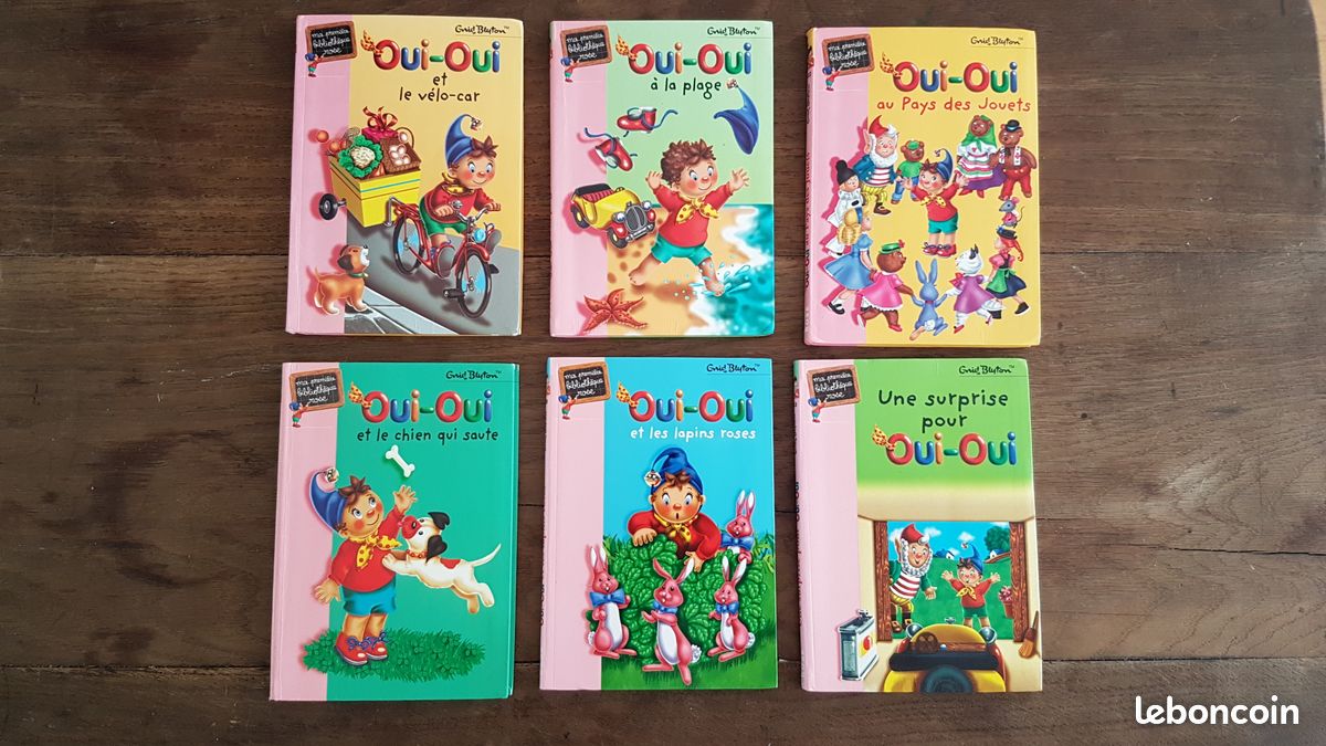Lot 6 livres OUI OUI bibliothèque rose (image 1)