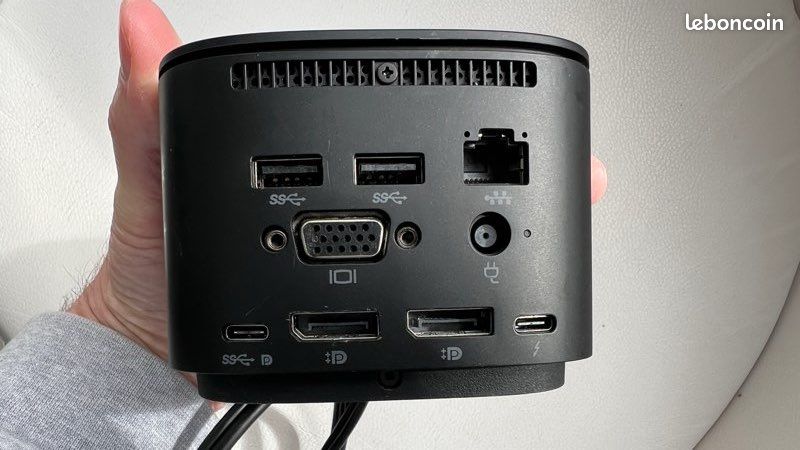 HP Thunderbolt Dock 230W G2 Avec Câble Thunderbolt 3 - Station D'Accueil Reconditionnée