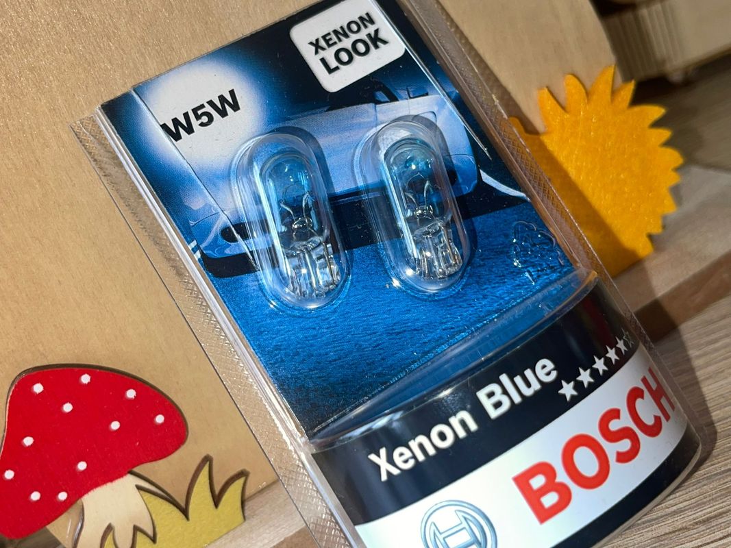Ampoule w5w xenon blue bosch voiture neuve - Équipement auto