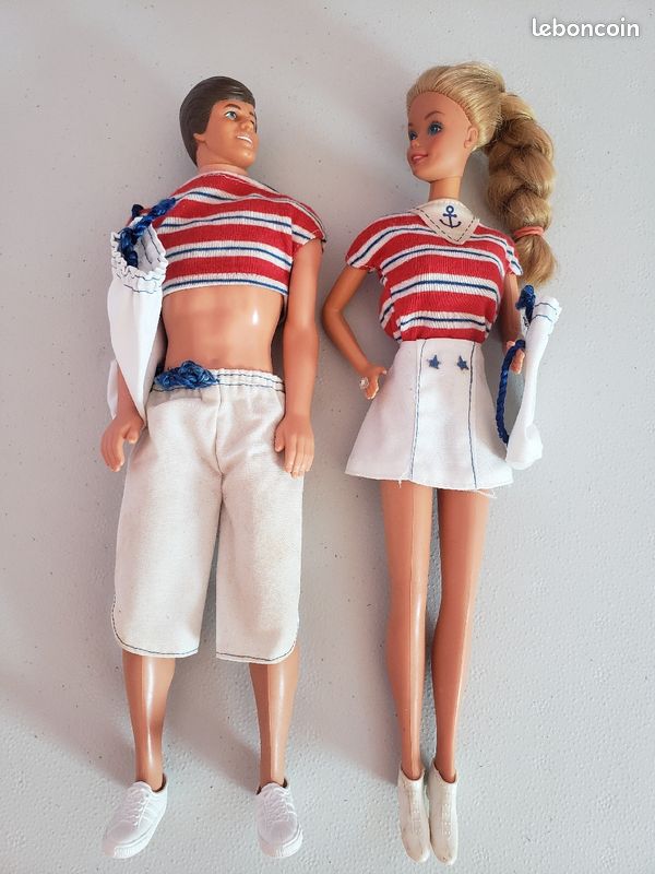 Barbie et Ken "Sea Lovin", vintage 1984 (image 1)