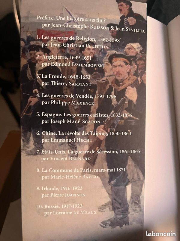 Livre - Les guerres civiles. De la renaissance à nos jours (image 2)