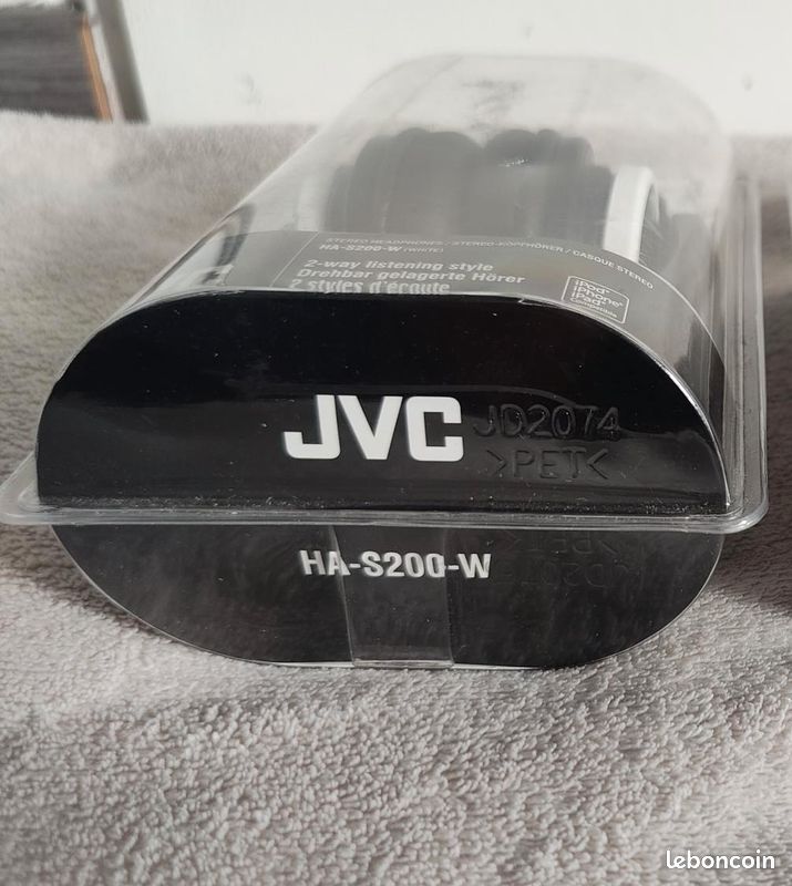 Casque JVC HM-200E Vintage – Modèle D'origine Japonais, Très Bon état