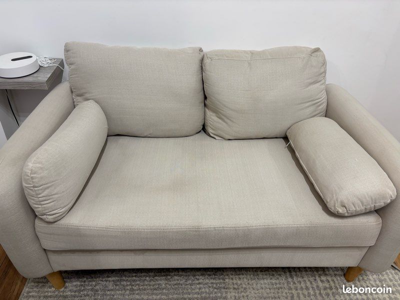 Canapé beige 150e (image 4)