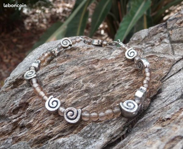 50 Perles D'espacement En Alliage Argenté - 4 Styles Tibétains Pour DIY Bijoux (collier, Bracelet)