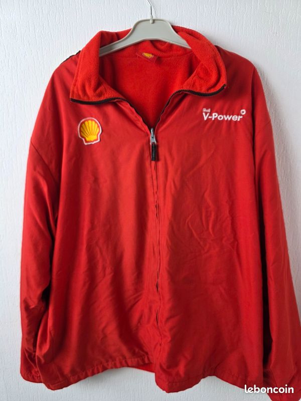 Veste crazy jacket réversible Ferrari Shell collector formule 1 vintage 90's taille XL/XXL (image 4)
