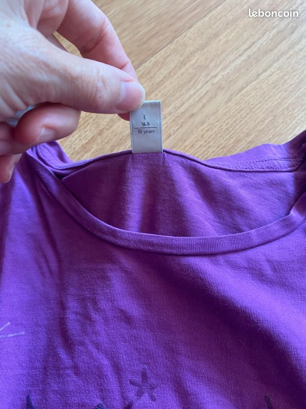 TEE shirt 14 ans esprit HD44 (image 3)