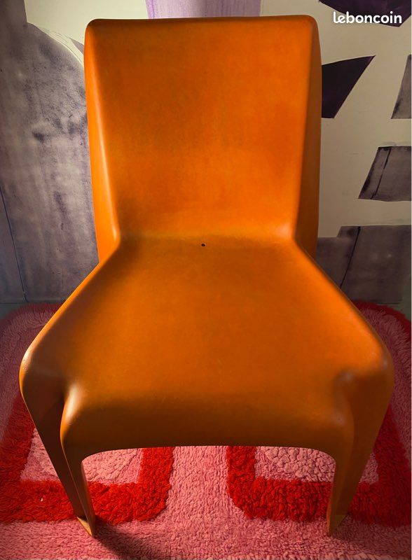 Chaise orange de Helmut Bätzner 1966 Modèle: B1171 (image 3)