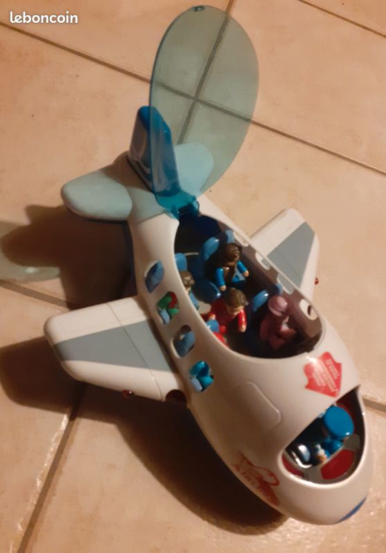 Jouet Avion avec pilote et passagers (image 1)