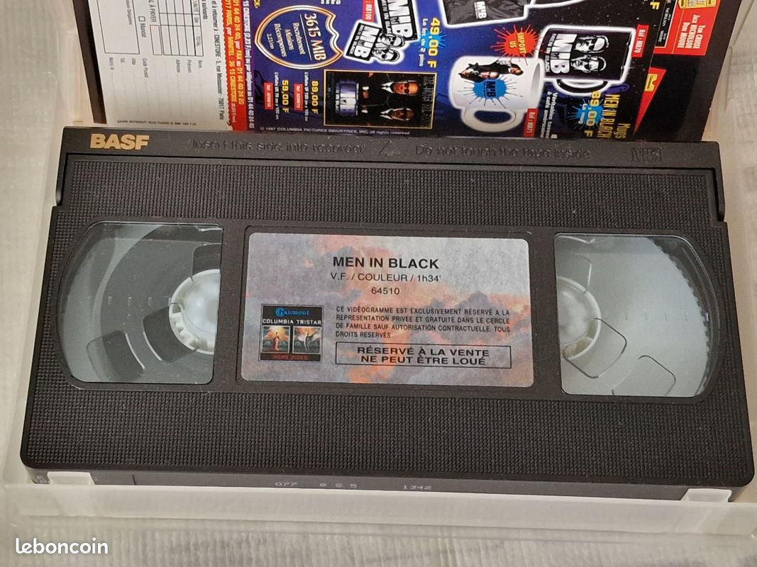 Lot de 5 - K7 vhs ( Elie Kakou, Volcano, MIB, X-Files ) (image 8)