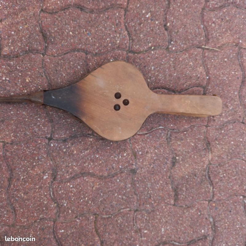 Soufflet bois sculpté pour cheminée ou déco (image 4)