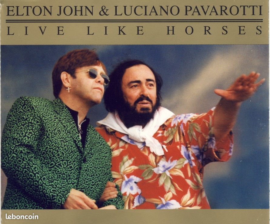 CD Elton JOHN & Luciano PAVAROTTI Live like horses (D2185) (image 1)