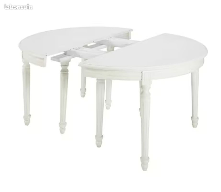 À vendre – Table ronde extensible LOUIS de Maisons du Monde, 4 à 12 personnes – 300 EUR (image 6)