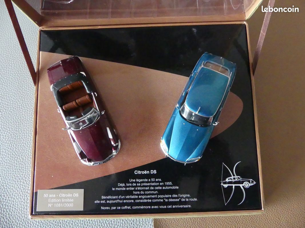 Norev 1/43 Coffret 50 Ans De La Citroen Ds Edition Limitee 0548/2000 Ds