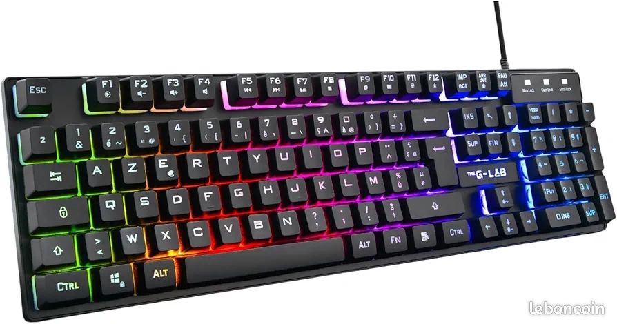 Clavier gaming azerty retro-eclairage (image 4)