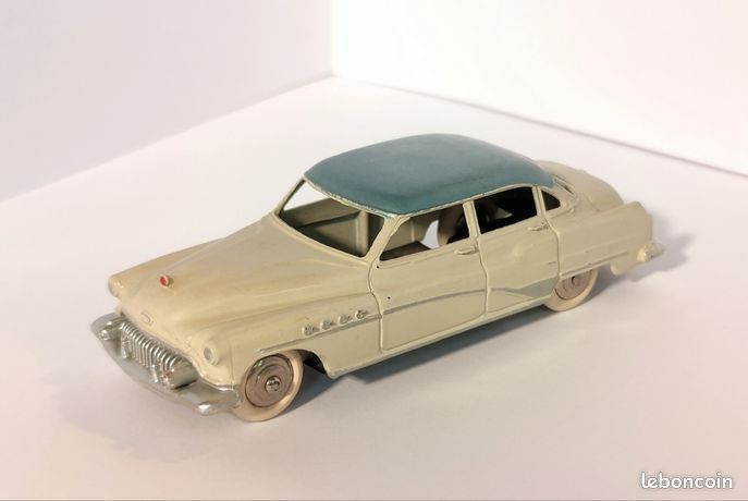 Dinky Toys 24V Buick Roadmaster – Bleu Toit Ivoire, Fabrication Française, état Mint