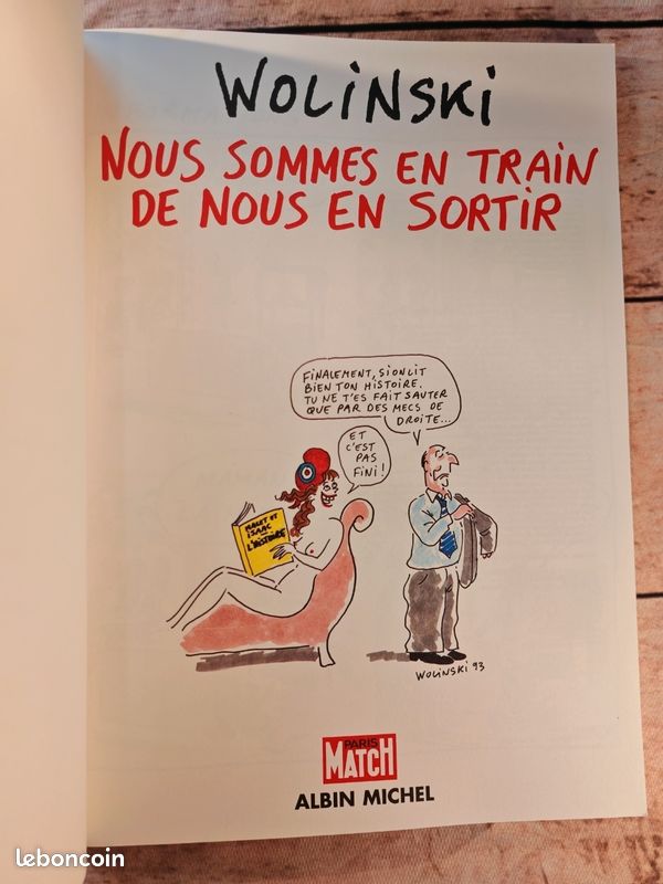 BD en souple, Nous sommes en train de nous en sortir, Wolinski (image 2)