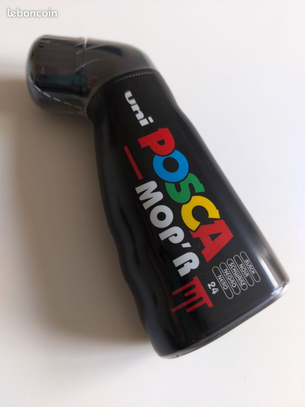 Marqueur Posca MOP'R - Noir (Black) (image 4)