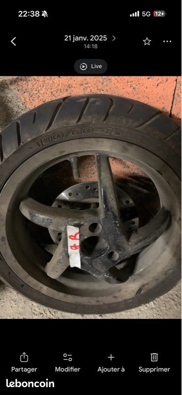 Pneu scooter 130/60-13 (image 2)