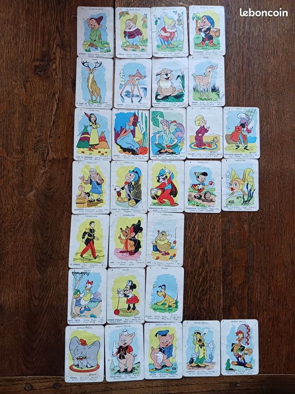Ancien Jeu De 7 Familles Vintage (INCOMPLET - 18/42 Cartes) - Caricatures
