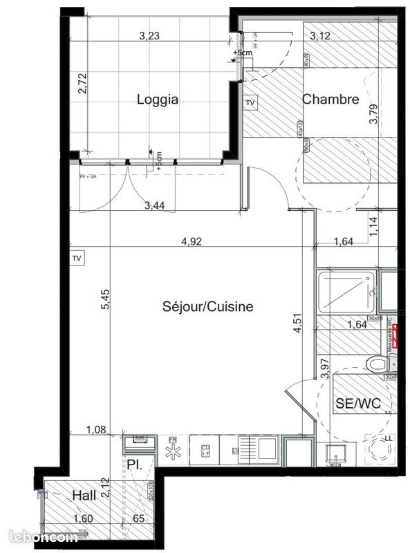 Appartement 2 pièces 50 m² · à Béziers · 50 m² · 695 €/mois