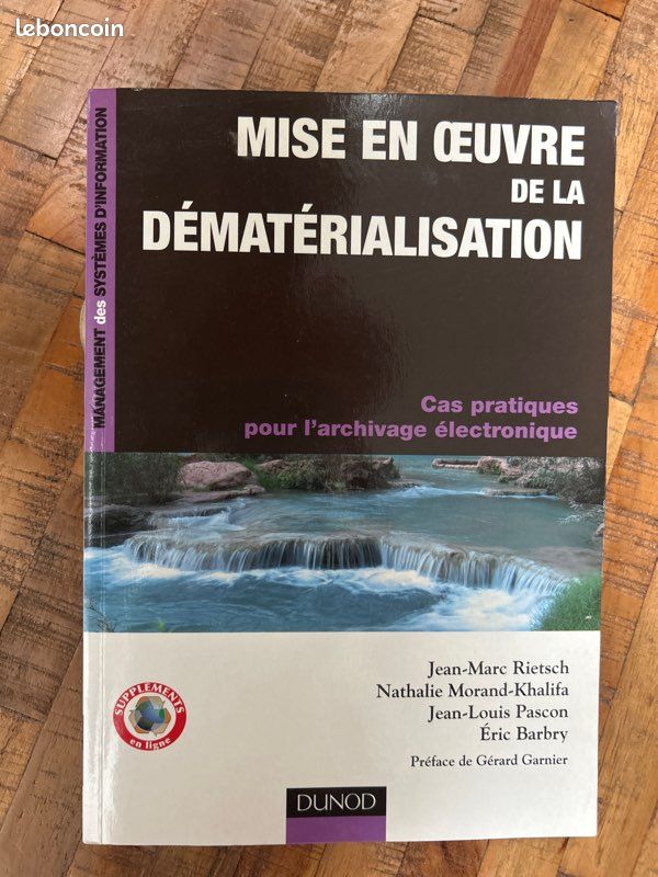 Mise en œuvre de la dématérialisation. Dunod (image 2)