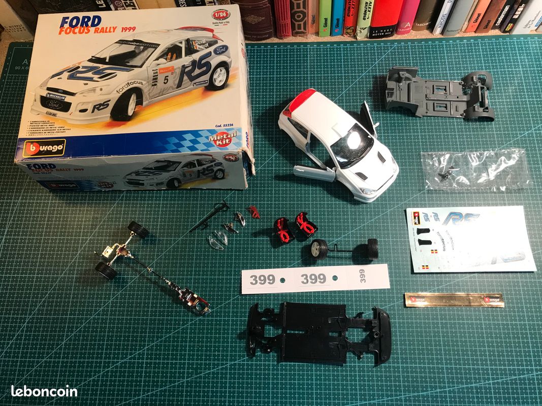 A Gold Collection Burago Ford Racing Ford Focus WRC. With box. 30cm