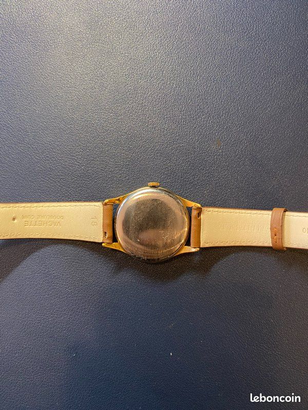 Montre Tissot mécanique années 50 plaquée or 35 mm (image 5)