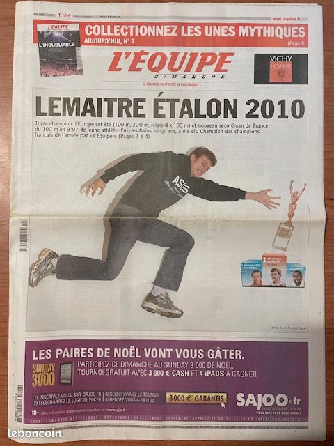 Sport, LEMAITRE Champion des champions 2010 (image 1)