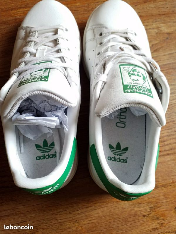 Baskets adidas stan smith cuir blanc Excellent état, porter une