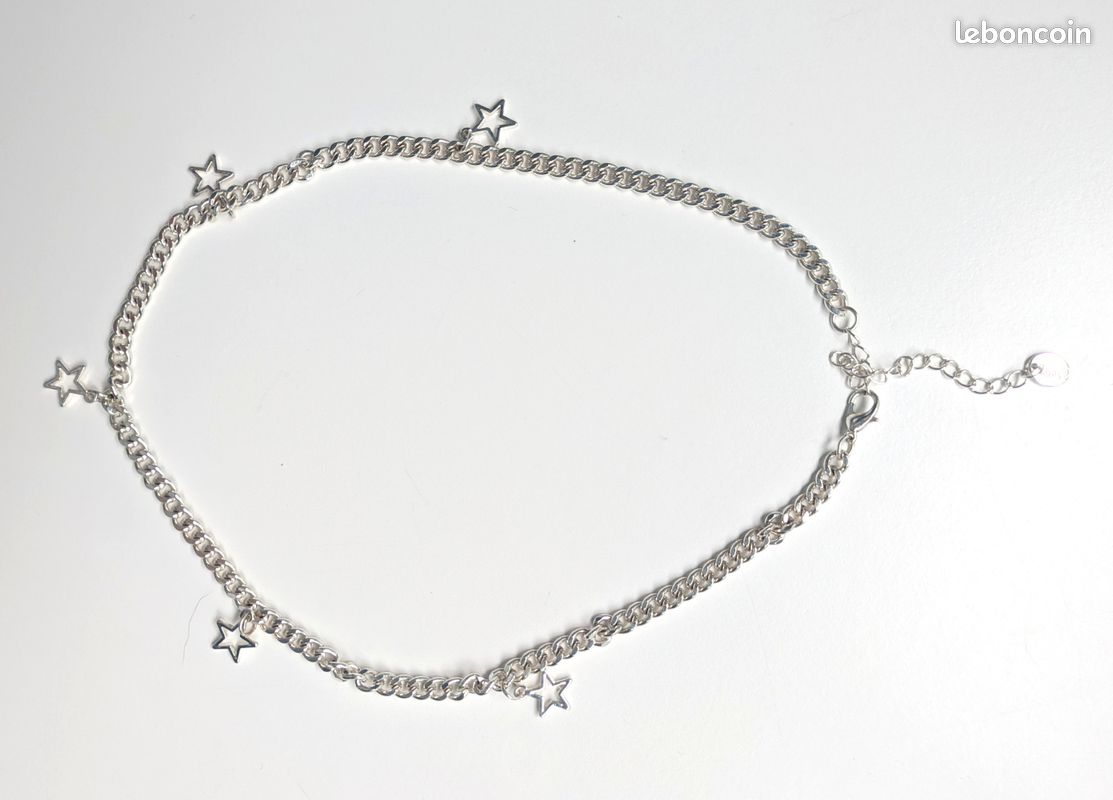 Chaîne étoiles en argent (image 5)