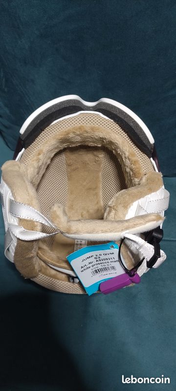 Casque Alpina Jump 2.0 QVM S2 avec lunettes de ski blanc 59-61 - Sport & Plein air
