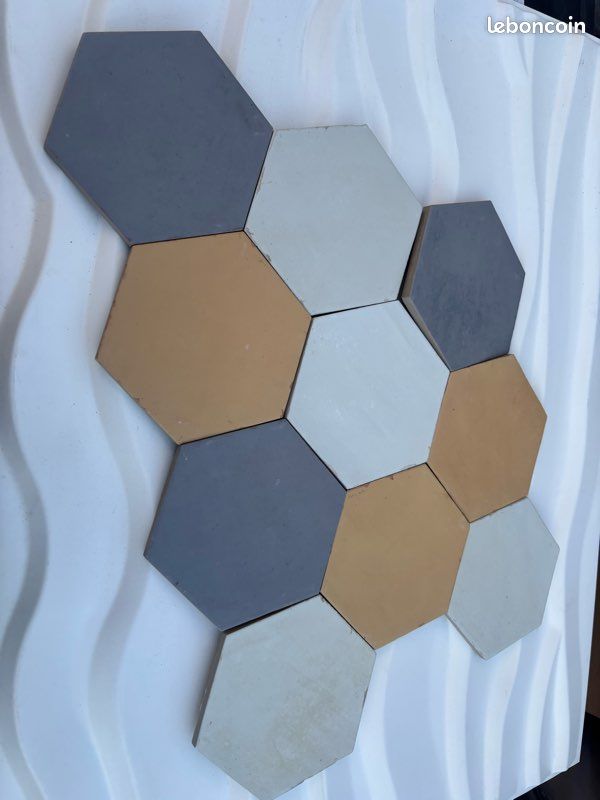 Carrelage hexagonal Carmen Nomade ocre (image 7)