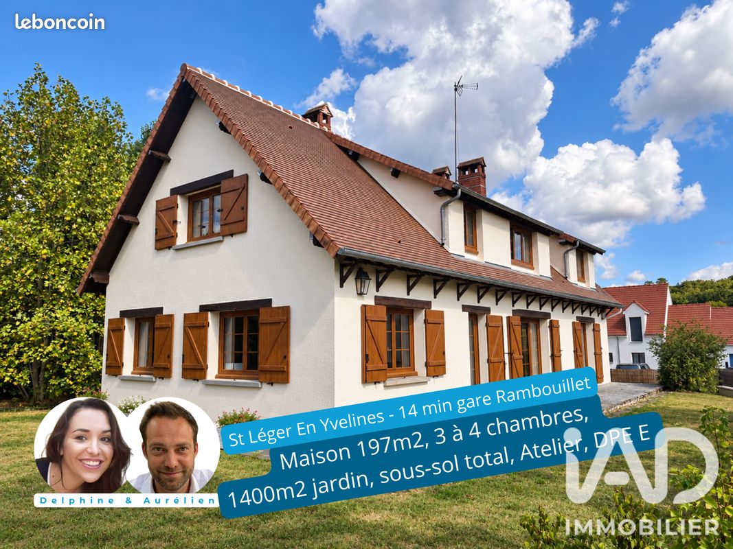 Maison 7 pièces 197 m² · à Saint-Léger-en-Yvelines · 197 m² · 519 000 €