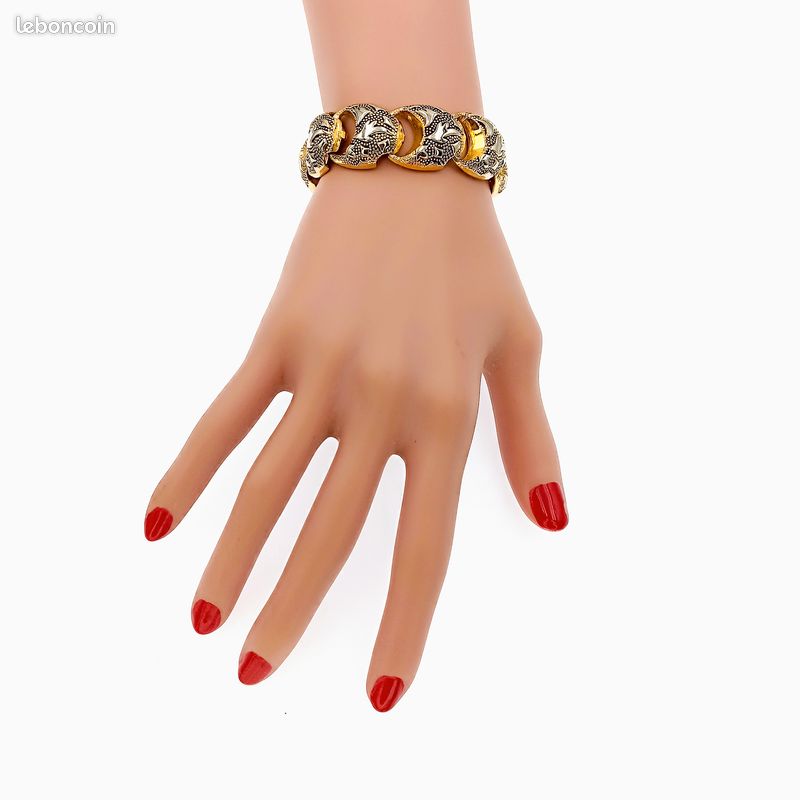 Bracelet Nora en Acier Doré et Pierres Naturelles Heishi 4mm - Unakite
