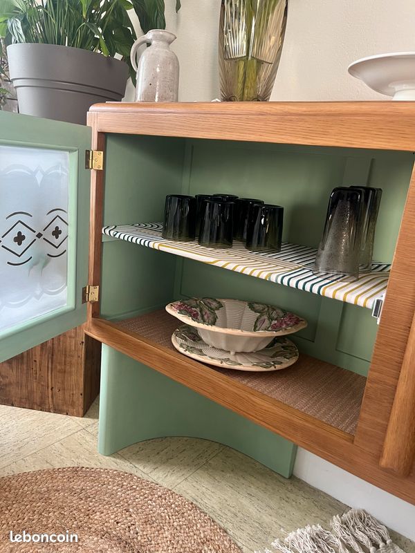 🌺🌸 Mobiliers Uniques - Enfilade, buffet bas "MADO" vintage - Art déco (image 10)