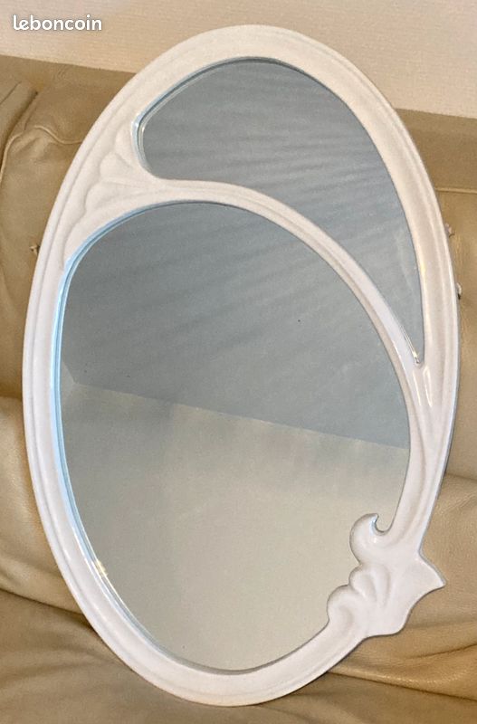 Miroir style art déco Noir Fer/Verre - Vendu