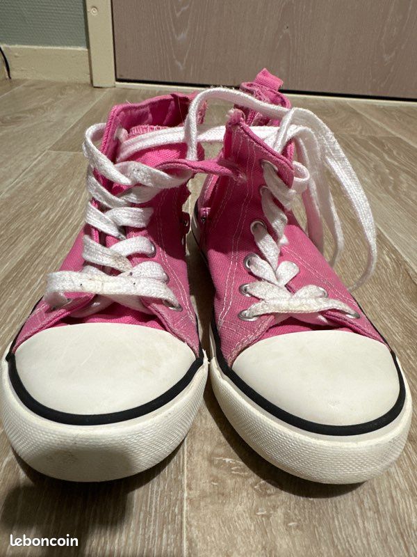 Baskets rose fille (image 7)