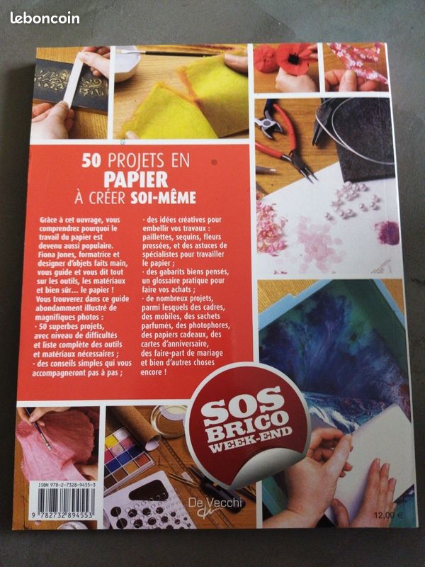 Livre "50 projets en papier à créer soi-même" (image 2)