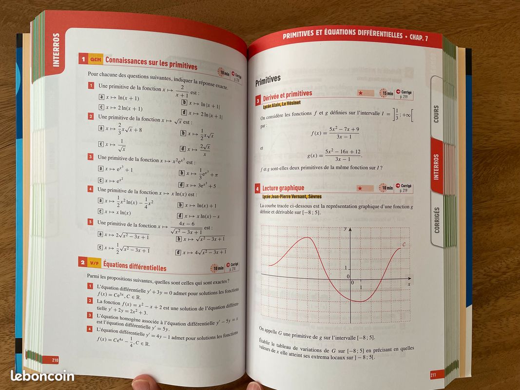 Livre Interros des Lycées, les vrais exos, Maths spécialité Terminale - Nathan (image 6)