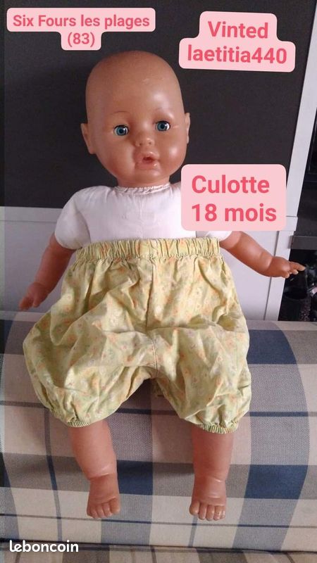 Short culotte 18 mois (image 1)