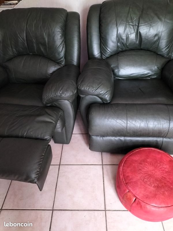 Fauteuil relax cuir (image 3)