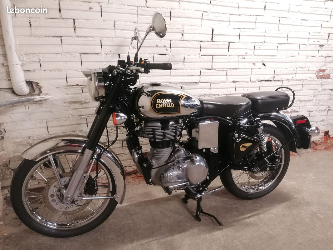 Royal Enfield 500 Bullet ABS Classic Chrome Black (Permis A2) (image 3)