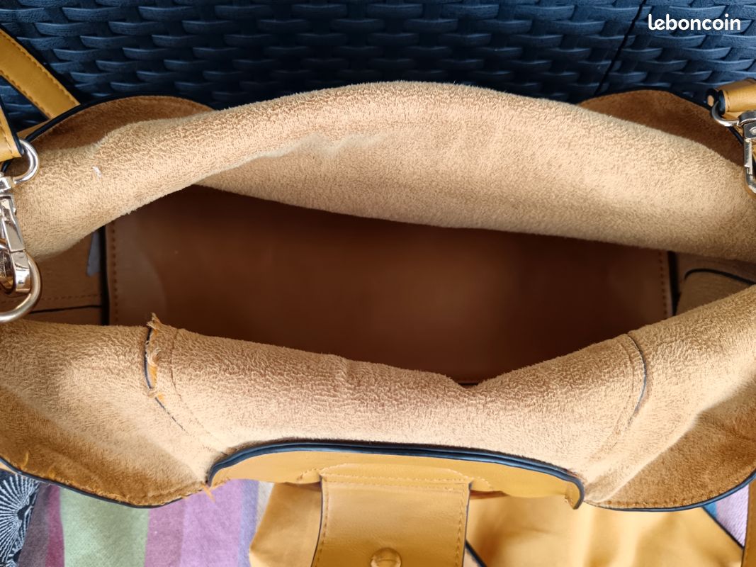Sac a main jaune moutarde (image 3)