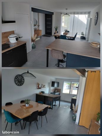 Maison familiale de plain-pied avec jardin et double garage