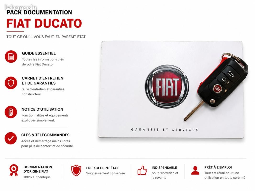 Fiat Ducato 2° Main / 2.2L MJT 120cv Pack business L1H1 CLIM/REGUL/LIMIT IDEM JUMPER BOXER SPRINT... (image 16)