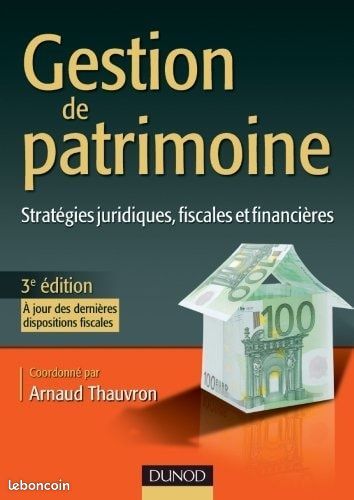 Livre Gestion de patrimoine Stratégies juridiques, fiscales et financières (image 1)