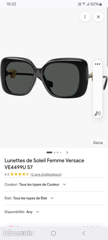 Lunette de soleil (image 1)